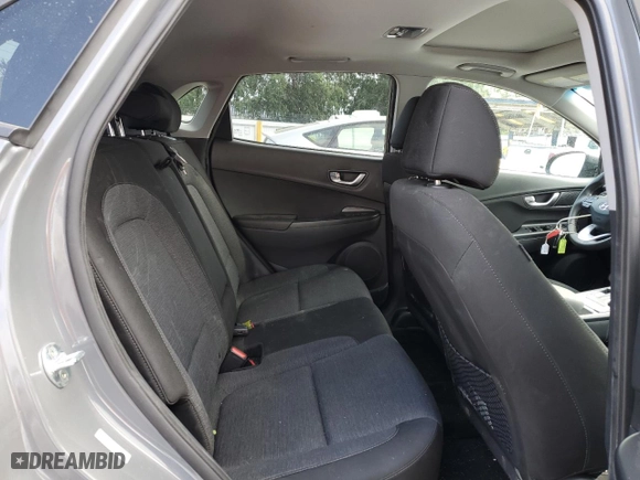 2022 Hyundai Kona Electric SEL with VIN KM8K33AG7NU155766, listed as a Copart auction lot 49143763 with 21,623 mi miles. Bid and sale history available at carsss.com. Image 10.
