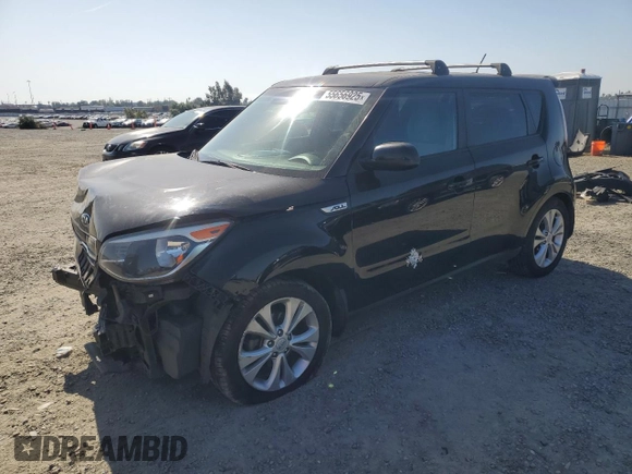 2015 Kia Soul + with VIN KNDJP3A56F7186543, listed as a Copart auction lot 55656925 with 135,165 mi miles and Salvage Title. Bid and sale history available at DreamBid. Image 1.