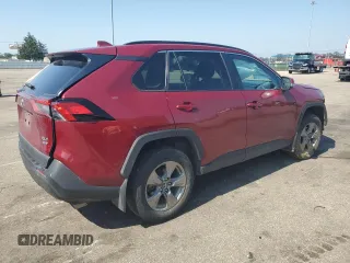 2023 Toyota RAV4 XLE with VIN 2T3P1RFV2PW396215, listed as a Copart auction lot 63398445 with 43,679 mi miles and Salvage title. Bid and sale history available at DreamBid. Image 3.
