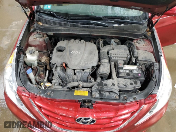 2012 Hyundai Sonata GLS with VIN 5NPEB4AC9CH477307, listed as a Copart auction lot 52015435 with 101,023 mi miles and Salvage Title. Bid and sale history available at DreamBid. Image 11.