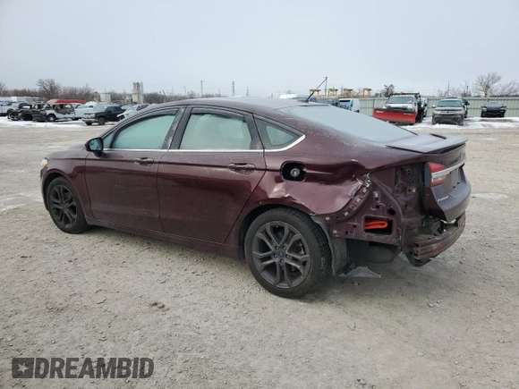 2018 Ford Fusion SE with VIN 3FA6P0H70JR164430, listed as a Copart auction lot 88548065 with 82,261 mi miles and Salvage Title. Bid and sale history available at carsss.com. Image 2.