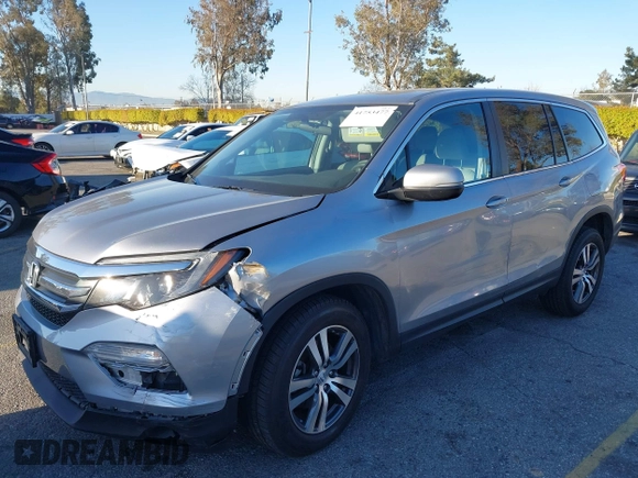 2016 Honda Pilot EX with VIN 5FNYF5H35GB009107, listed as a IAAI auction lot 41753477 with 93,677 mi miles. Bid and sale history available at carsss.com. Image 2.