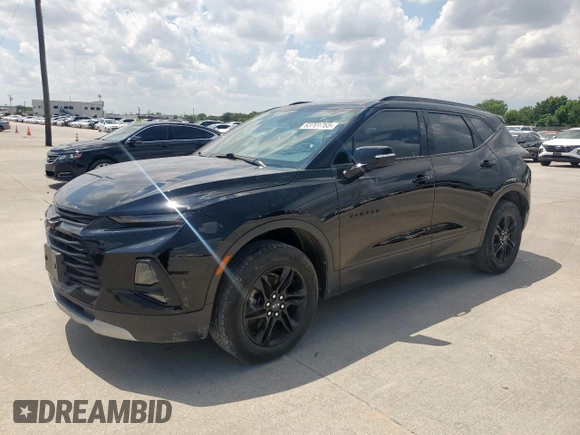 2021 Chevrolet Blazer LT with VIN 3GNKBCRS2MS537032, listed as a Copart auction lot 63701765 with 73,874 mi miles and Salvage title. Bid and sale history available at DreamBid. Image 1.