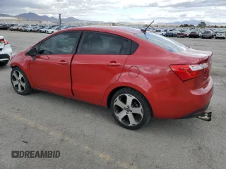 2012 Kia Rio LX with VIN KNADM4A31C6041886, listed as a Copart auction lot 49116205 with 160,011 mi miles and Salvage Title. Bid and sale history available at carsss.com. Image 2.