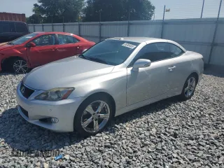 2010 Lexus IS 350 C with VIN JTHFE2C22A2504798, listed as a Copart auction lot 55393485 with 137,259 mi miles and Salvage Title. Bid and sale history available at DreamBid. Image 1.