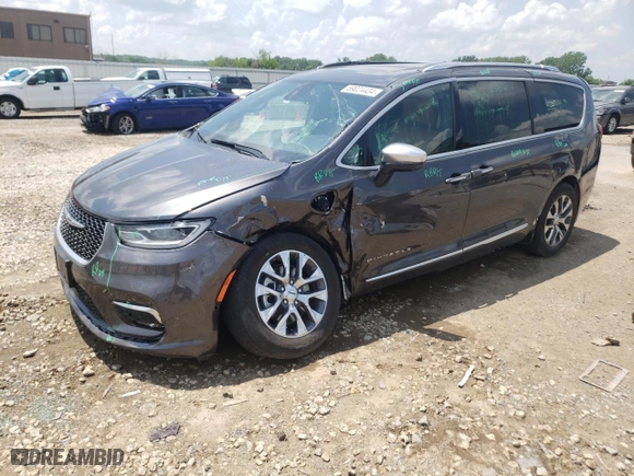 2023 Chrysler Pacifica Hybrid Pinnacle with VIN 2C4RC1N77PR509738, listed as a Copart auction lot 59024434 with NaN miles and Clean Title. Bid and sale history available at carsss.com. Image 1.