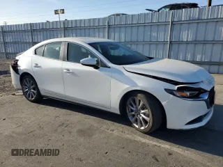 2023 Mazda 3 S Preferred with VIN 3MZBPACM0PM378834, listed as a Copart auction lot 47416865 with 9,194 mi miles and Salvage Title. Bid and sale history available at DreamBid. Image 4.