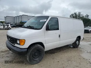 2003 Ford Econoline Cargo with VIN 1FTNE24293HB81927, listed as a Copart auction lot 74696004 with 263,159 mi miles and Salvage Title. Bid and sale history available at carsss.com. Image 1.