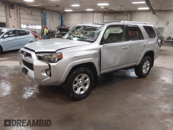 2018 Toyota 4Runner SR5 with VIN JTEBU5JR5J5501151, listed as a IAAI auction lot 41924738 with 83,505 mi miles and . Bid and sale history available at DreamBid. Image 2.