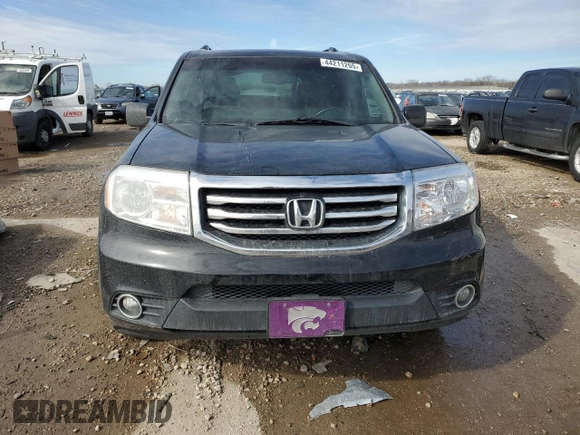 2015 Honda Pilot EX-L with VIN 5FNYF4H57FB067665, listed as a Copart auction lot 44211265 with 124,073 mi miles and Salvage Title. Bid and sale history available at carsss.com. Image 5.