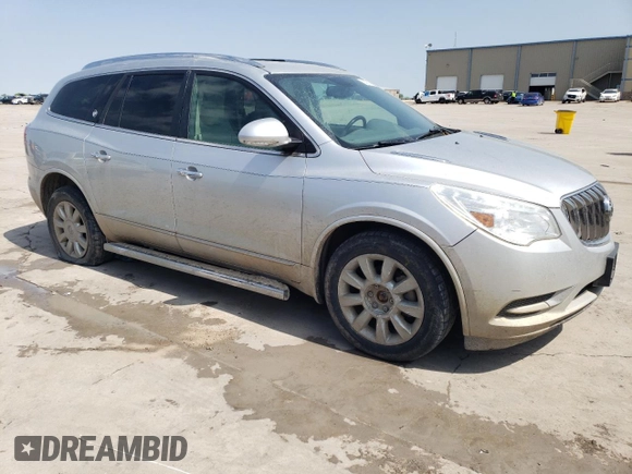 2015 Buick Enclave Leather with VIN 5GAKRBKD4FJ372469, listed as a Copart auction lot 50914215 with 157,811 mi miles and Salvage Title. Bid and sale history available at carsss.com. Image 4.