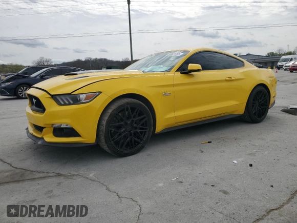 2015 Ford Mustang GT with VIN 1FA6P8CF5F5302681, listed as a Copart auction lot 49631205 with 69,388 mi miles and Salvage Title. Bid and sale history available at carsss.com. Image 1.