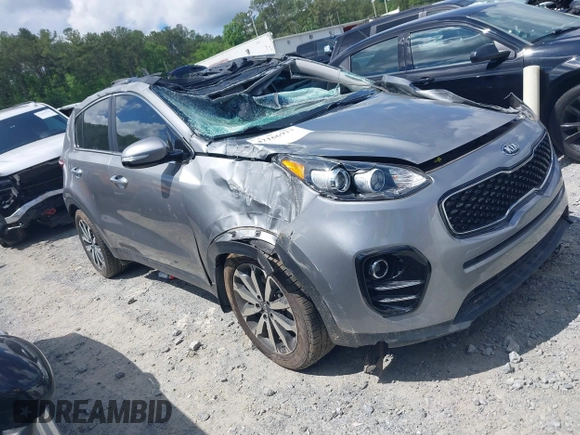 2019 Kia Sportage EX with VIN KNDPN3AC5K7591849, listed as a IAAI auction lot 42166917 with 50,984 mi miles and . Bid and sale history available at DreamBid. Image 1.