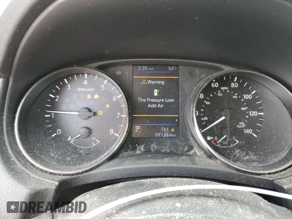2019 Nissan Rogue SV with VIN KNMAT2MT0KP530166, listed as a Copart auction lot 48292975 with 99,112 mi miles and Salvage Title. Bid and sale history available at carsss.com. Image 9.