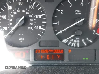 2000 BMW 5 Series 528iA with VIN WBADM6344YGU10257, listed as a IAAI auction lot 41773733 with 231,028 mi miles. Bid and sale history available at carsss.com. Image 7.