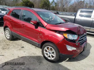 2019 Ford EcoSport SE with VIN MAJ6S3GL0KC259861, listed as a Copart auction lot 48297325 with 21,609 mi miles and Salvage Title. Bid and sale history available at carsss.com. Image 4.