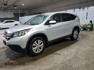 2014 Honda CR-V EX with VIN 2HKRM4H54EH605393, listed as a Copart auction lot 46480965 with 117,489 mi miles and Salvage Title. Bid and sale history available at carsss.com. Image 1.