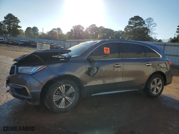 2020 Acura MDX with VIN 5J8YD3H36LL003982, listed as a Copart auction lot 82573634 with 0 mi miles and Non Repairable. Bid and sale history available at carsss.com. Image 1.