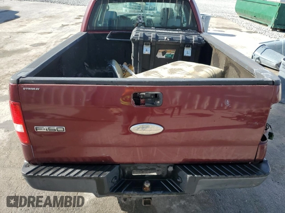 2006 Ford F-150 STX with VIN 1FTRX12W46NB75180, listed as a Copart auction lot 48231805 with 201,540 mi miles and Salvage Title. Bid and sale history available at carsss.com. Image 6.