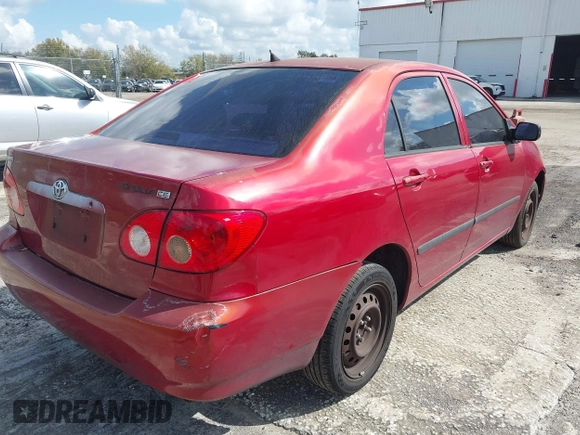 2007 Toyota Corolla CE with VIN JTDBR32E170109084, listed as a IAAI auction lot 41683621 with 218,483 mi miles and . Bid and sale history available at carsss.com. Image 4.