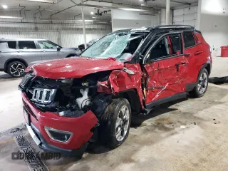 2020 Jeep Compass Limited z VIN 3C4NJDCB4LT131852, wystawiony jako Copart lot #56415665 z przebiegiem Nie podano mil oraz Szkoda całkowita • Salvage title. Historia ofert i sprzedaży dostępna na DreamBid. Obrazek 1.