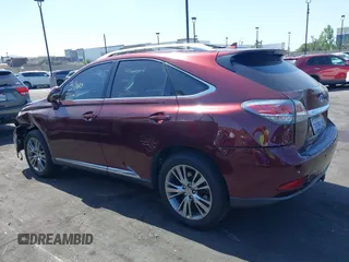 2013 Lexus RX 350 with VIN JTJZK1BA2D2417771, listed as a IAAI auction lot 42339010 with 110,136 mi miles and . Bid and sale history available at DreamBid. Image 14.