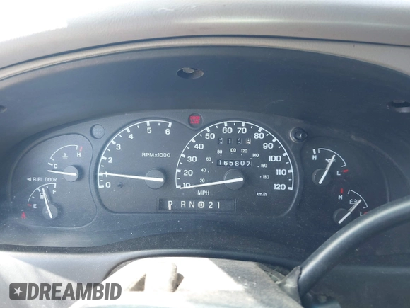 1998 Mercury Mountaineer z VIN 4M2ZU52E9WUJ40013, wystawiony jako IAAI lot #42560709 z przebiegiem 165 807 mil mil oraz . Historia ofert i sprzedaży dostępna na DreamBid. Obrazek 7.