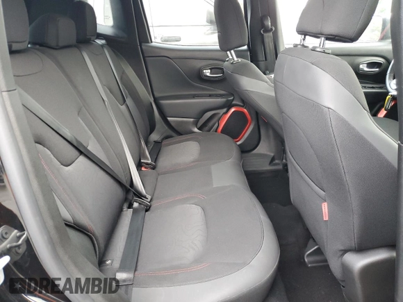 2019 Jeep Renegade Trailhawk z VIN ZACNJBC19KPK06415, wystawiony jako Copart lot #41493805 z przebiegiem 64 239 mil mil oraz Szkoda całkowita • Salvage title. Historia ofert i sprzedaży dostępna na DreamBid. Obrazek 10.