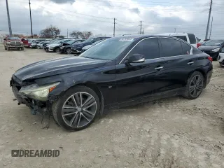 2014 Infiniti Q50 Sport with VIN JN1BV7AR0EM684731, listed as a Copart auction lot 84753044 with 148,358 mi miles and Salvage Title. Bid and sale history available at carsss.com. Image 1.