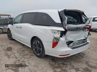 2022 Honda Odyssey Elite z VIN 5FNRL6H96NB039950, wystawiony jako IAAI lot #41907106 z przebiegiem 67 490 mil mil oraz . Historia ofert i sprzedaży dostępna na DreamBid. Obrazek 3.