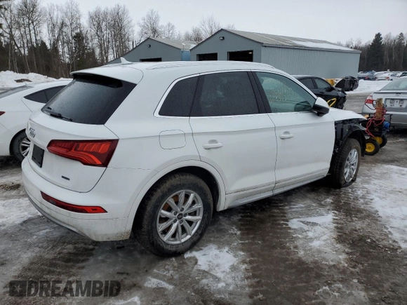 2019 Audi Q5 Premium with VIN WA1ANAFYXK2042184, listed as a Copart auction lot 47516355 with 88,668 mi miles and Salvage Title. Bid and sale history available at carsss.com. Image 3.