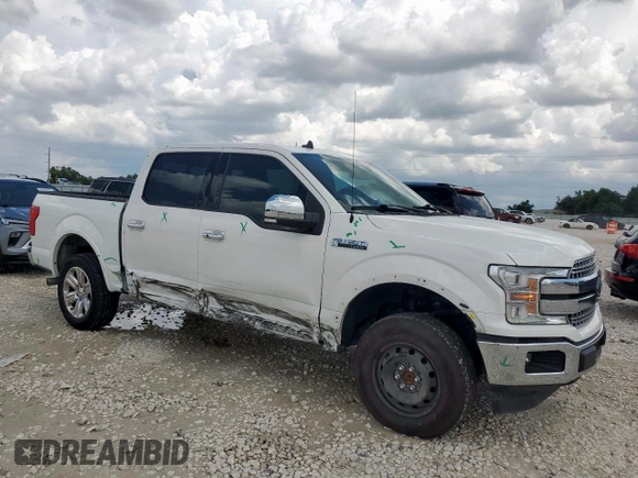 2020 Ford F-150 XL with VIN 1FTEW1C40LKE64326, listed as a Copart auction lot 63694335 with 42,376 mi miles and Salvage title. Bid and sale history available at DreamBid. Image 4.