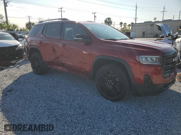 2023 GMC Acadia SLT with VIN 1GKKNML44PZ195823, listed as a Copart auction lot 88815135 with 34,797 mi miles and Salvage Title. Bid and sale history available at DreamBid. Image 4.