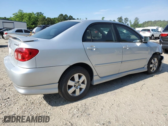 2006 Toyota Corolla CE with VIN 2T1BR32E56C690528, listed as a Copart auction lot 54935725 with 299,999 mi miles and Salvage Title. Bid and sale history available at DreamBid. Image 3.