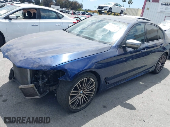 2018 BMW 5 Series M550i xDrive with VIN WBAJB9C59JB049436, listed as a IAAI auction lot 42126762 with 126,684 mi miles and . Bid and sale history available at DreamBid. Image 18.
