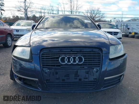 2005 Audi A6 with VIN WAUDG74F25N066402, listed as a IAAI auction lot 41597505 with 999,999 mi miles. Bid and sale history available at carsss.com. Image 6.