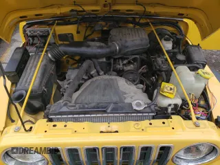 2001 Jeep Wrangler SE with VIN 1J4FA29P21P317171, listed as a Copart auction lot 73362444 with 150,382 mi miles and Salvage Title. Bid and sale history available at carsss.com. Image 11.