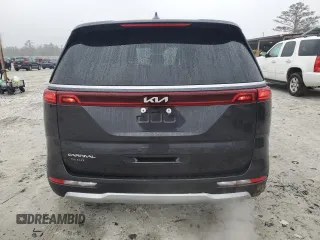 2024 Kia Carnival LX with VIN KNDNB4H35R6325775, listed as a Copart auction lot 44933695 with 20,996 mi miles and Salvage Title. Bid and sale history available at carsss.com. Image 6.