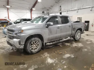2022 Chevrolet Silverado 1500 LT with VIN 1GCPYJEK5NZ185544, listed as a Copart auction lot 45483905 with 26,545 mi miles and Salvage Title. Bid and sale history available at DreamBid. Image 1.