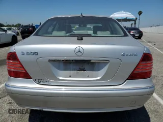 2006 Mercedes-Benz S 500 z VIN WDBNG84J66A468769, wystawiony jako Copart lot #59215775 z przebiegiem 182 272 mil mil oraz Czysty tytuł • Clean title. Historia ofert i sprzedaży dostępna na DreamBid. Obrazek 6.
