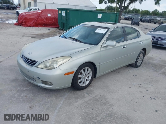 2002 Lexus ES 300 with VIN JTHBF30GX25001537, listed as a IAAI auction lot 42766480 with 110,256 mi miles and . Bid and sale history available at DreamBid. Image 2.