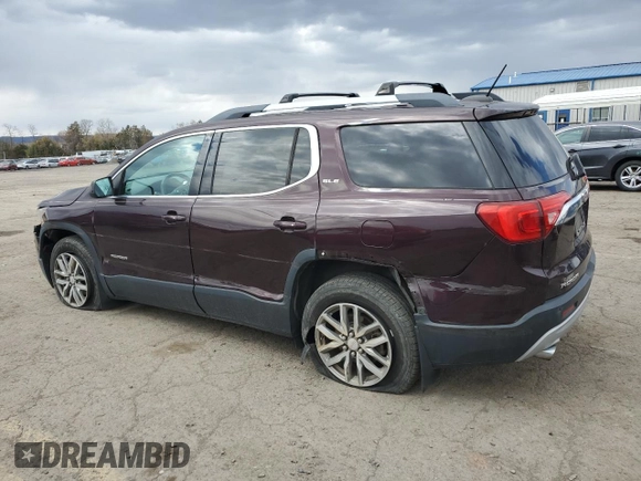 2017 GMC Acadia SLE with VIN 1GKKNSLS2HZ259717, listed as a Copart auction lot 50745455 with 134,680 mi miles and Salvage Title. Bid and sale history available at carsss.com. Image 2.