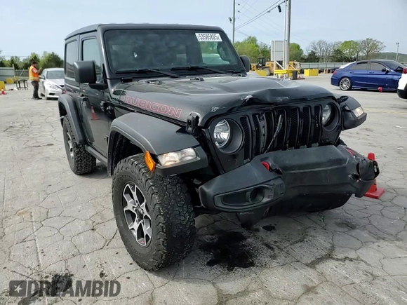 2021 Jeep Wrangler Rubicon with VIN 1C4HJXCG5MW797267, listed as a Copart auction lot 53585825 with 44,496 mi miles and Salvage title. Bid and sale history available at DreamBid. Image 11.