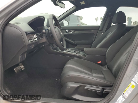2025 Honda Civic Sport with VIN 2HGFE2F52SH556966, listed as a Copart auction lot 51869595 with 1,237 mi miles and Salvage title. Bid and sale history available at DreamBid. Image 7.