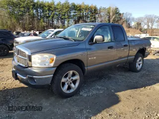 2008 Dodge Ram 1500 SLT with VIN 1D7HU182X8S533711, listed as a Copart auction lot 52488705 with 156,698 mi miles and Clean Title. Bid and sale history available at carsss.com. Image 1.