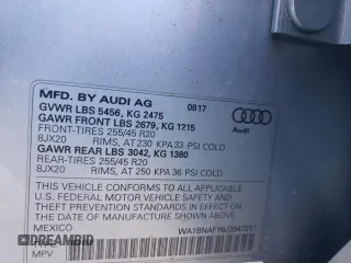 2018 Audi Q5 Premium Plus with VIN WA1BNAFY9J2047217, listed as a Copart auction lot 36977963 with 45,432 mi miles. Bid and sale history available at carsss.com. Image 13.