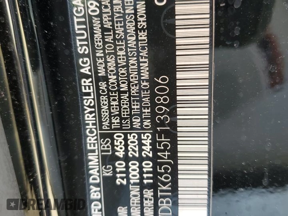 2005 Mercedes-Benz CLK-Class 3.2L with VIN WDBTK65J45F139806, listed as a Copart auction lot 78897124 with 0 mi miles and Salvage Title. Bid and sale history available at carsss.com. Image 13.