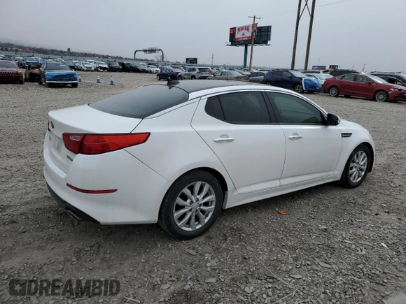 2015 Kia Optima EX with VIN 5XXGN4A78FG496319, listed as a Copart auction lot 44060095 with 101,584 mi miles and Salvage Title. Bid and sale history available at DreamBid. Image 3.