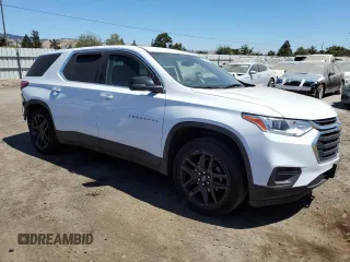 2021 Chevrolet Traverse LS with VIN 1GNERFKWXMJ184046, listed as a Copart auction lot 67483104 with 50,394 mi miles and Salvage Title. Bid and sale history available at carsss.com. Image 4.