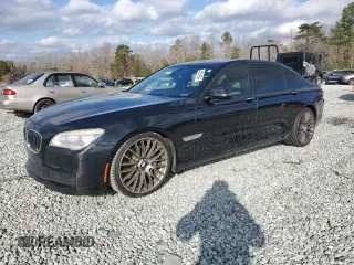 2015 BMW 7 Series 750Li with VIN WBAYE8C58FD782122, listed as a Copart auction lot 86204934 with 139,052 mi miles and Salvage Title. Bid and sale history available at carsss.com. Image 1.